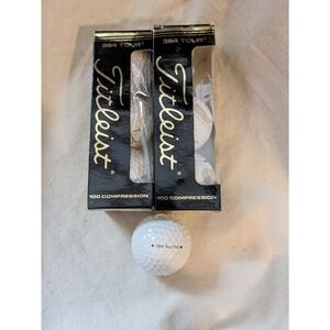 Titleist 384 Tour 100 Compression Golf Balls 2 Sleeves Westinghouse Logo NEW